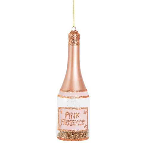 Kersthanger lets celebrate pink prosecco Sass & Belle