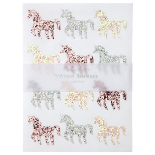 Glitter stickers Unicorn Meri Meri 