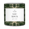Geurkaars groot You Rock Fresh Cotton The Gift Label