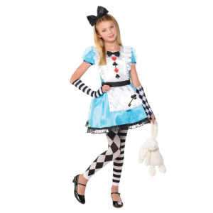 Alice in Wonderland meisjes kostuum (3-4 jaar)