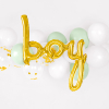 Folieballon Boy goud (63cm)