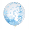 999-1604 - Mega confetti ballon blauw 60cm House of Gia 	