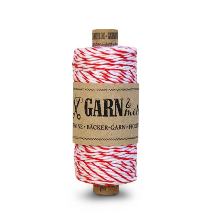 Bakers Twine Rood-wit