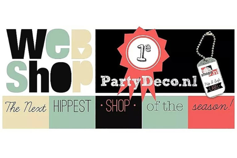 Partydeco.nl verkozen tot hipste webshop