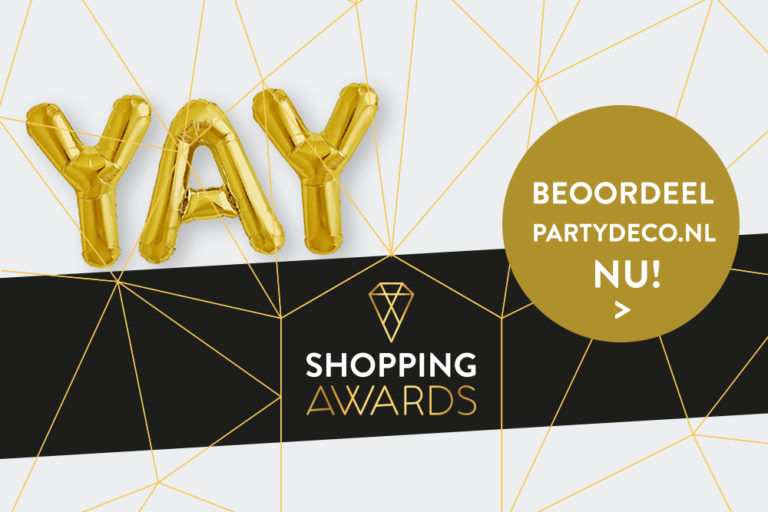 Partydeco.nl doet mee aan de Shopping Awards 2017